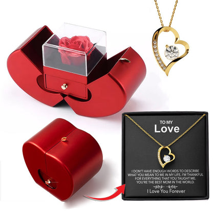 Christmas apple jewelry box