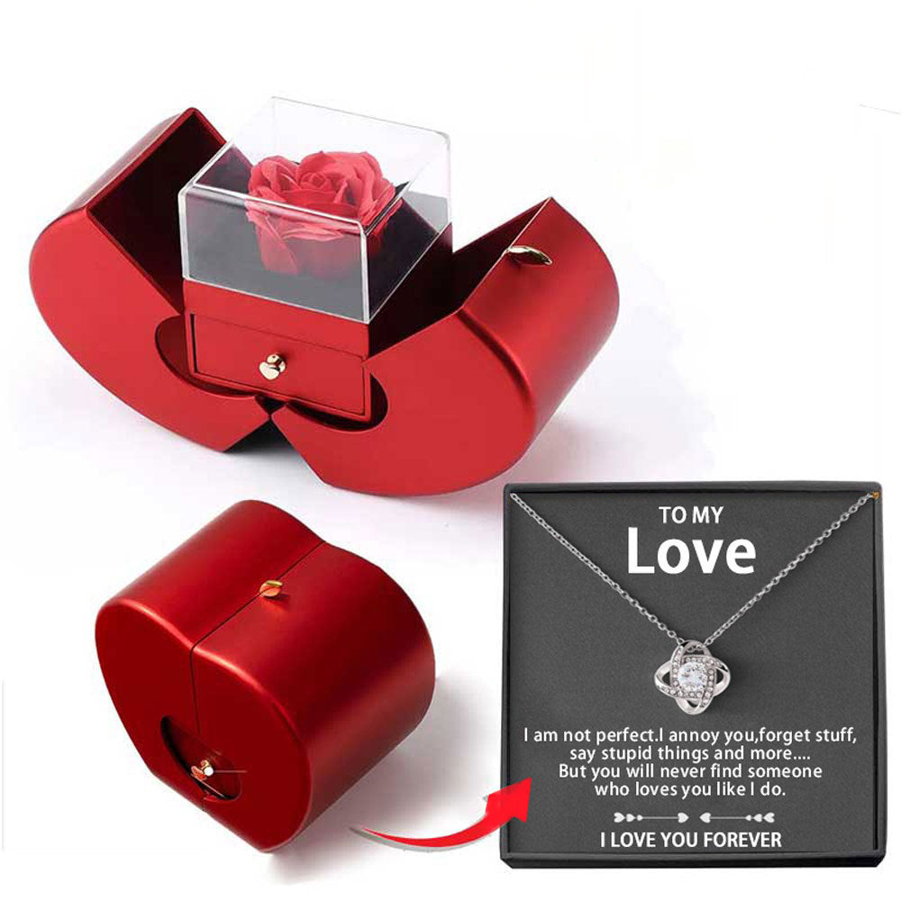Christmas apple jewelry box