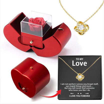 Christmas apple jewelry box