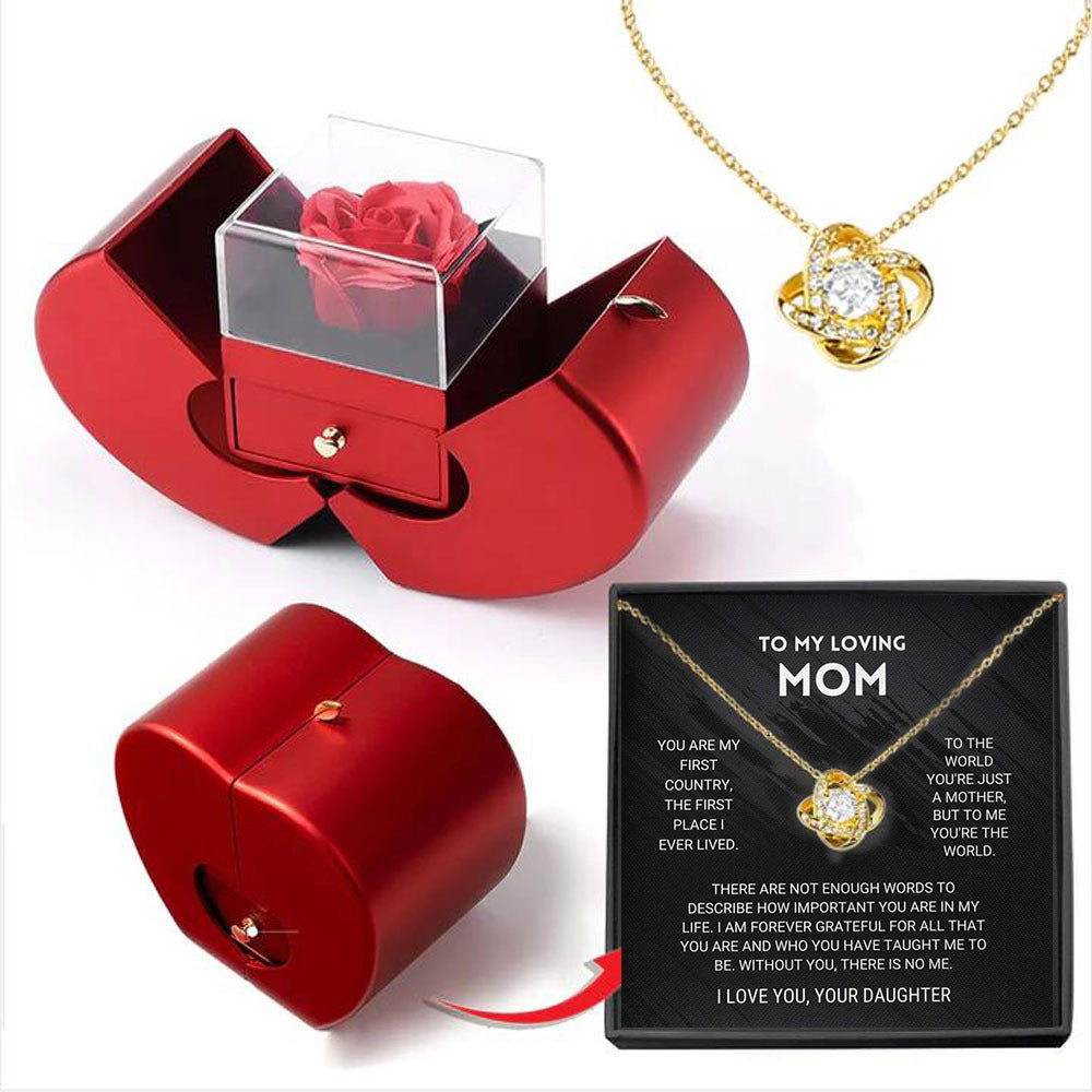 Christmas apple jewelry box