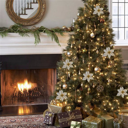 Christmas artificial decorative flowers