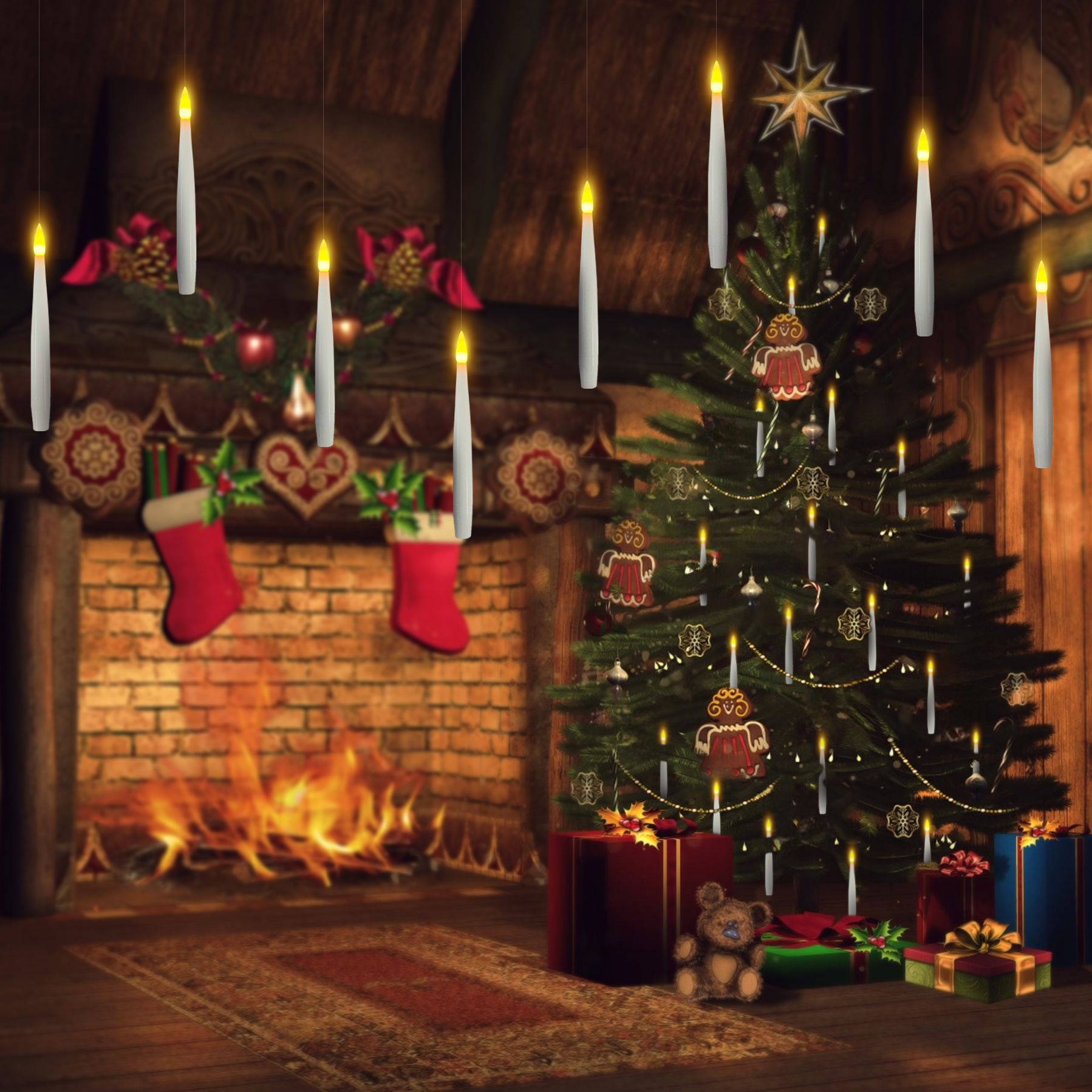 Christmas Artificial Led Digital Candle Light