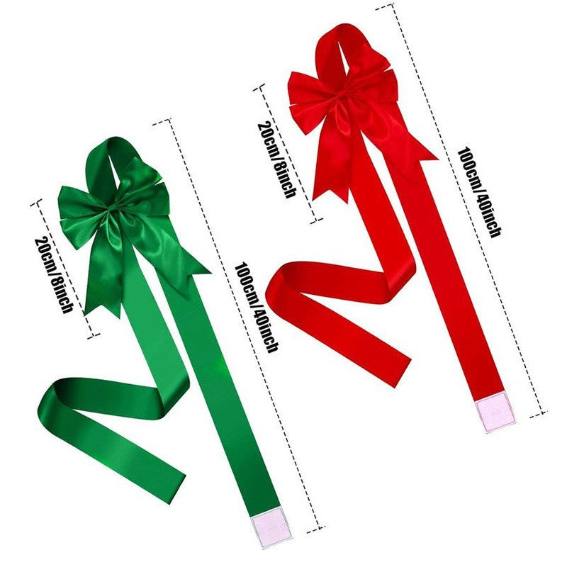 Christmas Bow Door Decoration