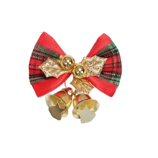 Christmas bow with bells
