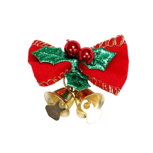 Christmas bow with bells