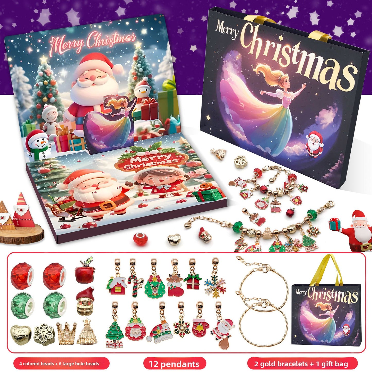 Christmas bracelet set