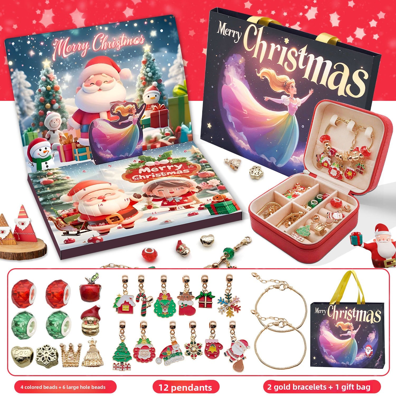 Christmas bracelet set