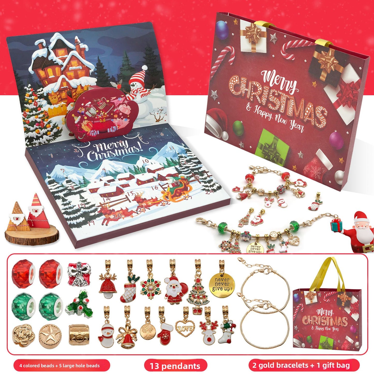 Christmas bracelet set