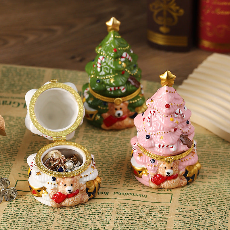 Christmas ceramic ornament