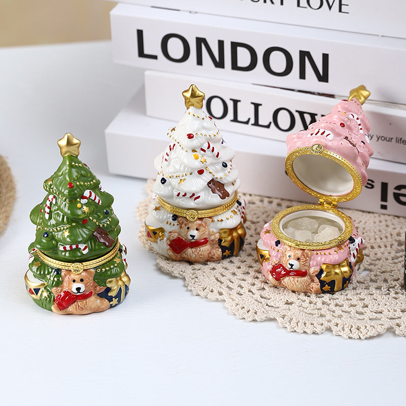 Christmas ceramic ornament