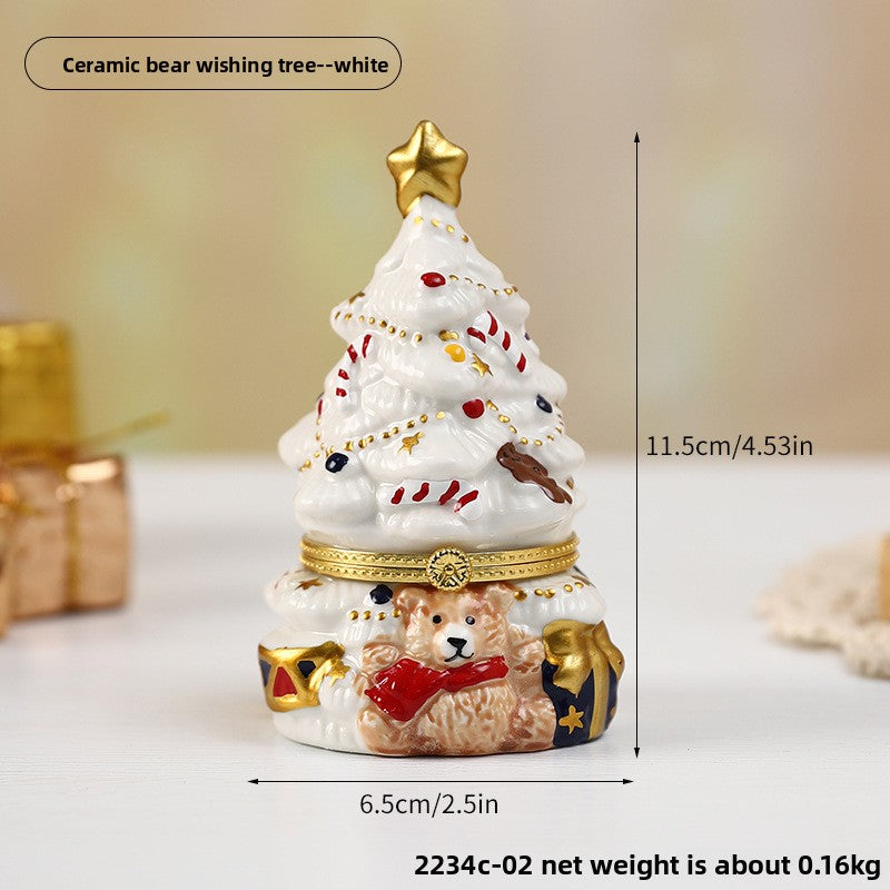 Christmas ceramic ornament