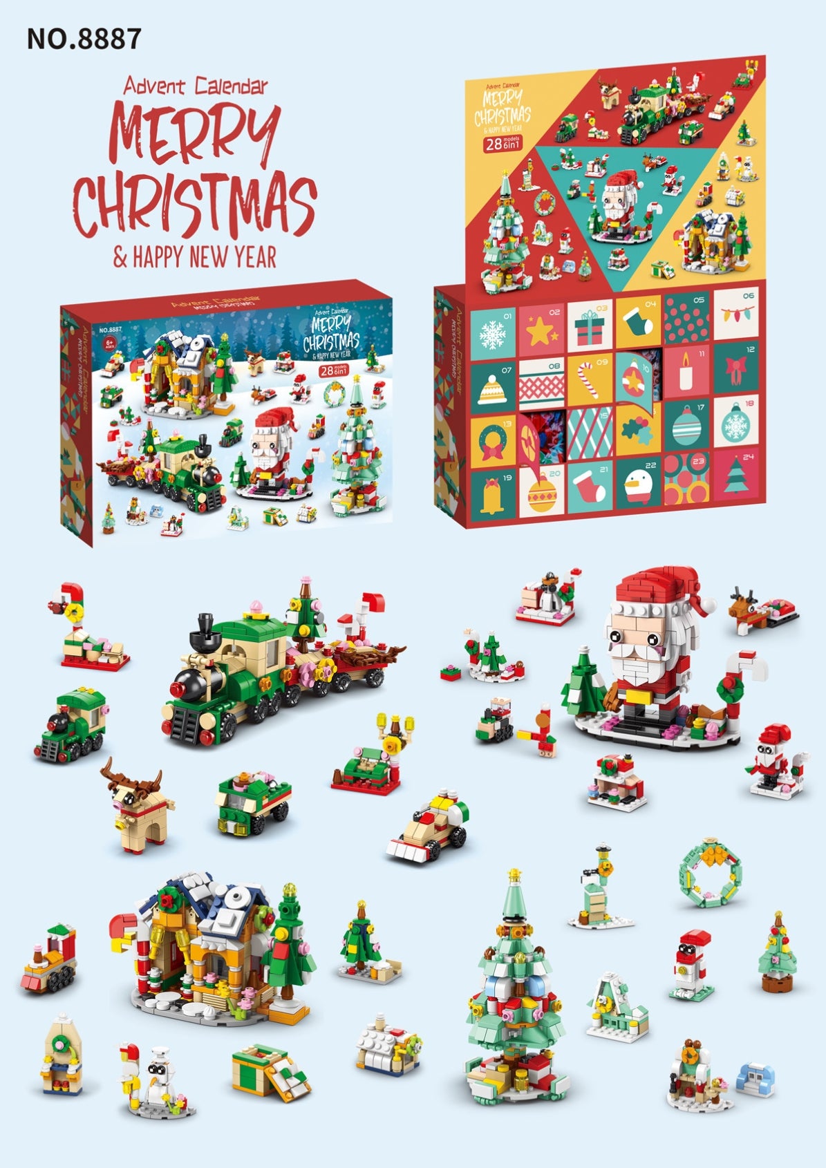 Christmas countdown calendar puzzle