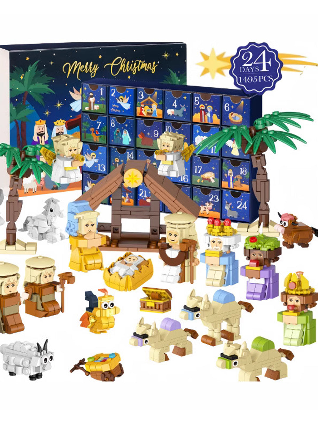 Christmas Countdown Calendar Puzzle Set