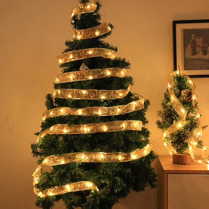 Christmas decoration ribbons