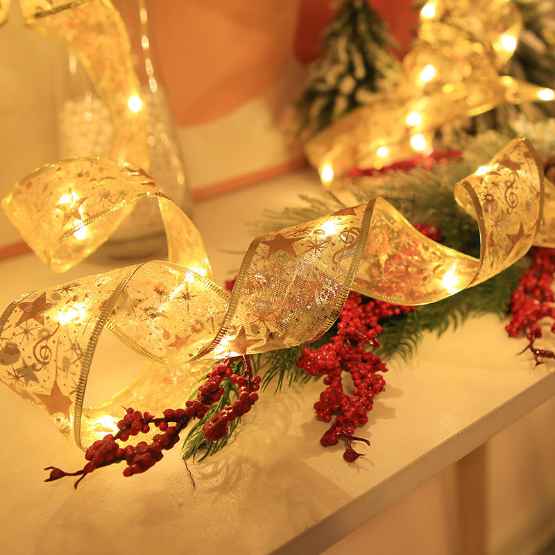 Christmas decoration ribbons