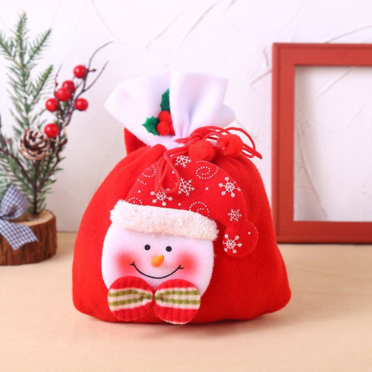 Christmas Decorative Gift Bag for Candy Apple Holiday Party
