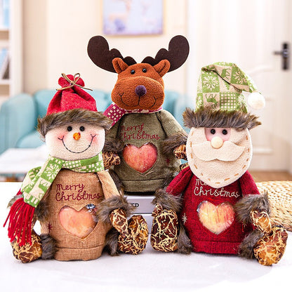 Christmas Decorative Gift Bag for Candy Apple Holiday Party