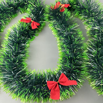 Christmas Decorative Wool Strip with Bows