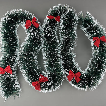 Christmas Decorative Wool Strip with Bows