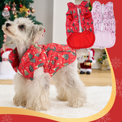 Christmas dog vest