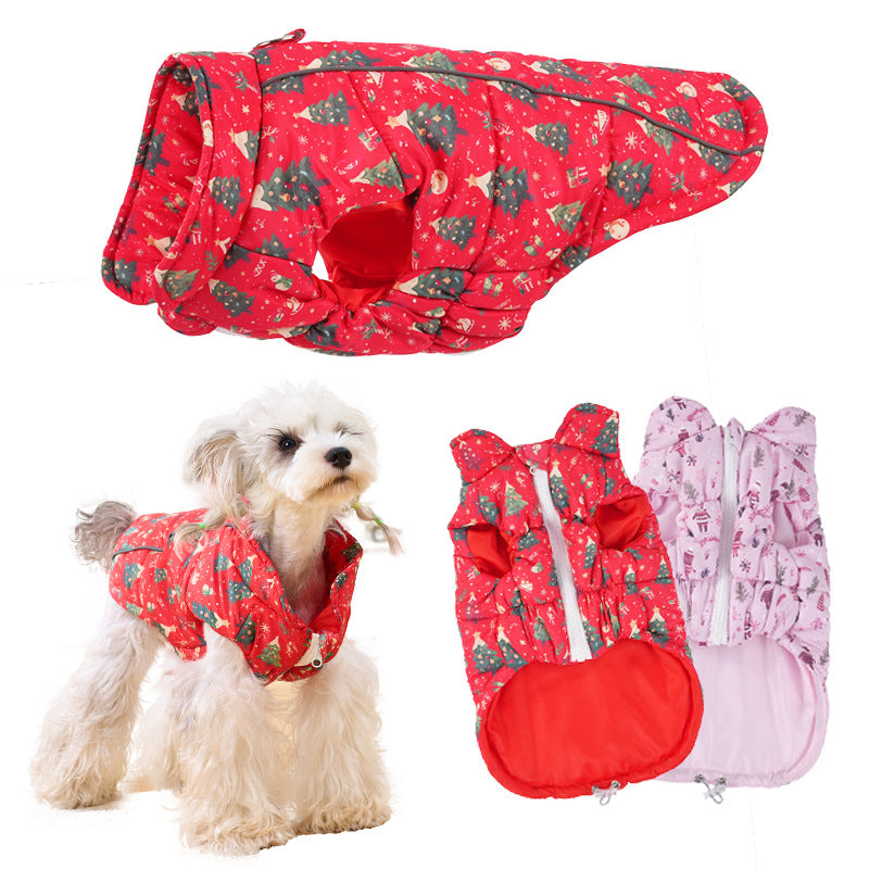 Christmas dog vest