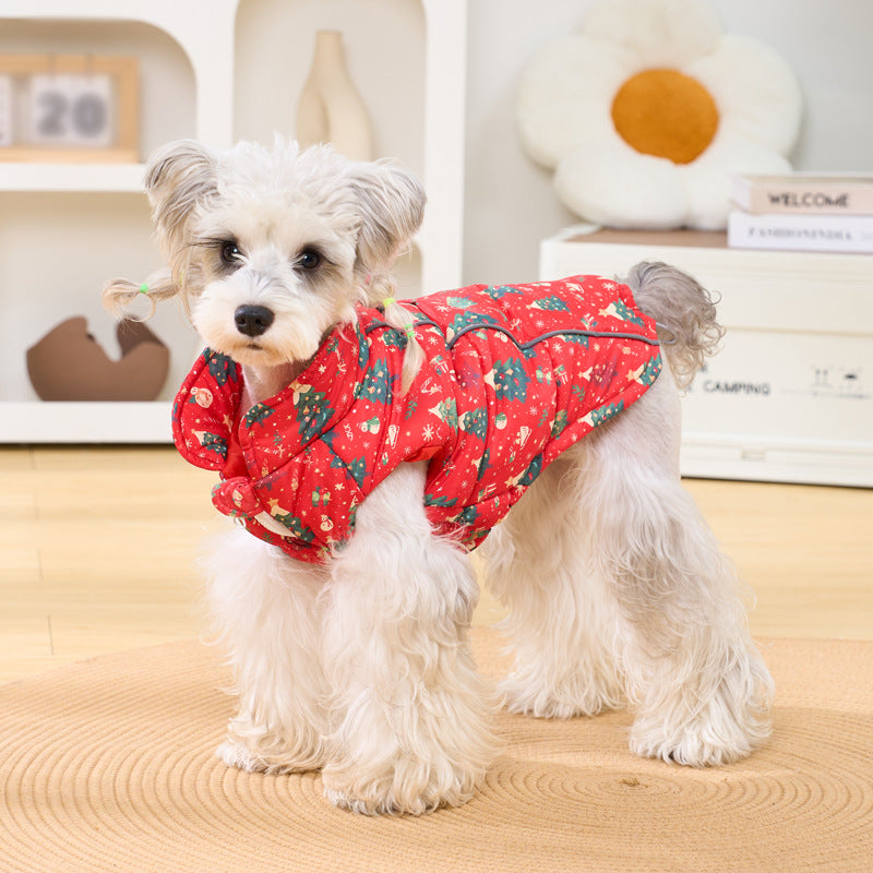 Christmas dog vest