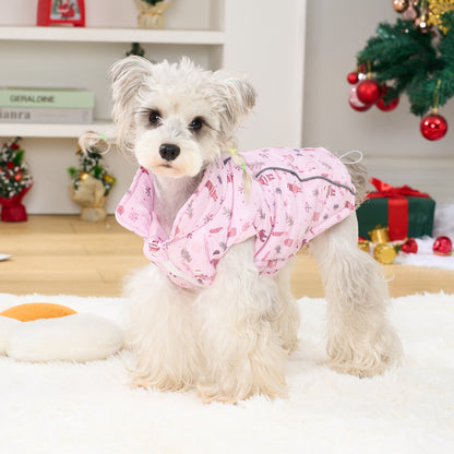 Christmas dog vest