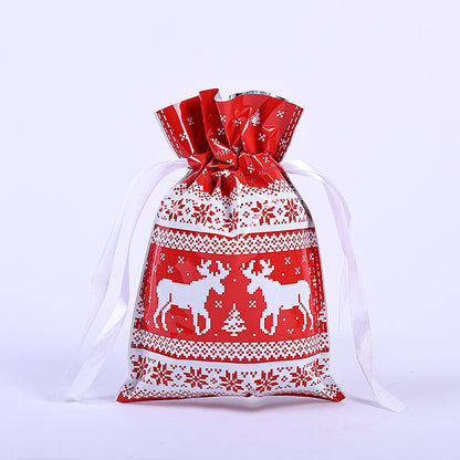 Christmas Drawstring Gift Bag