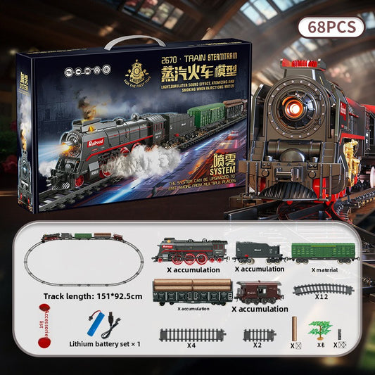 Christmas electric remote control train toy