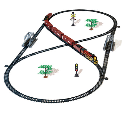 Christmas electric remote control train toy