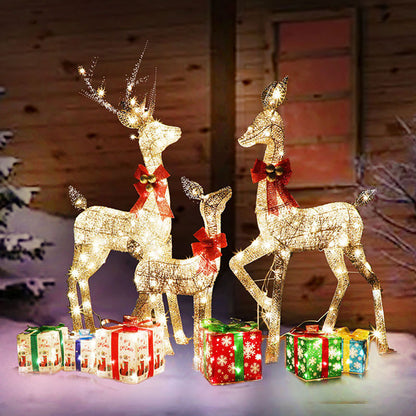 Christmas elk figurine