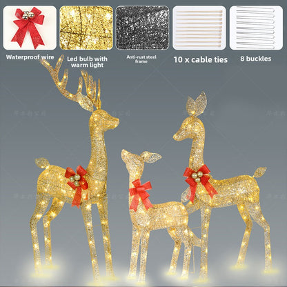 Christmas elk figurine
