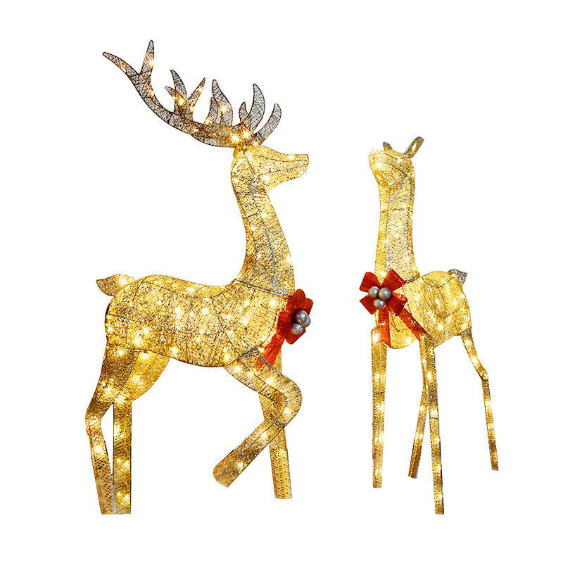 Christmas elk figurine