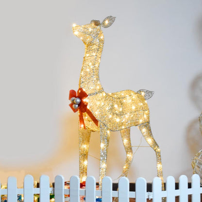 Christmas elk figurine