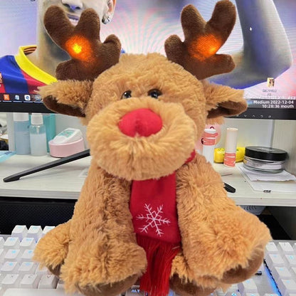 Christmas Elk Plush Toy Doll