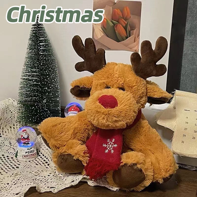 Christmas Elk Plush Toy Doll