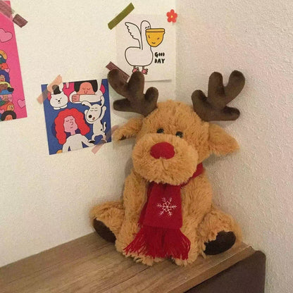 Christmas Elk Plush Toy Doll