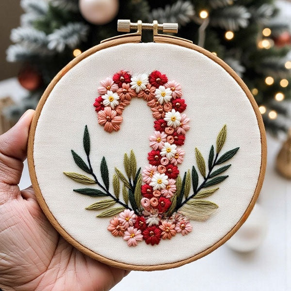 Christmas embroidery material pack