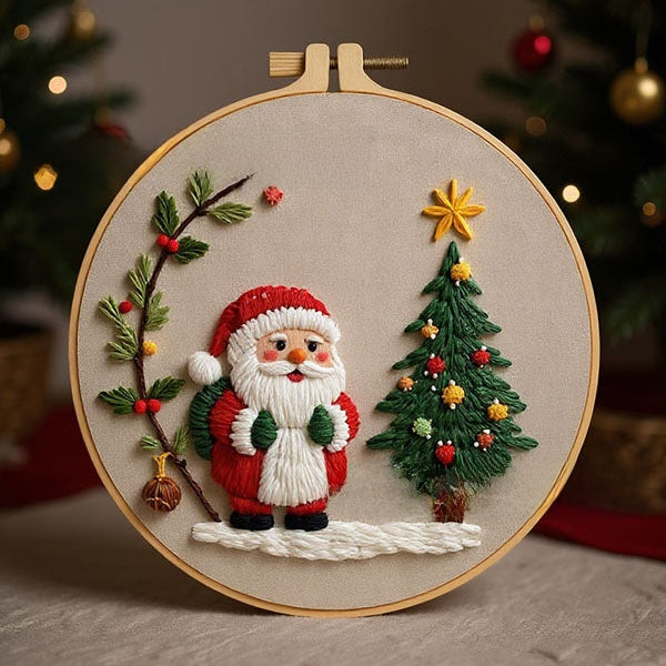 Christmas embroidery material pack