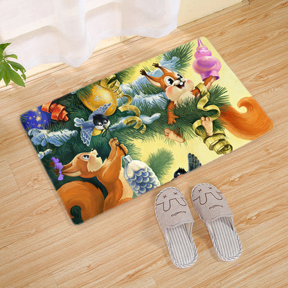 Christmas entrance mat