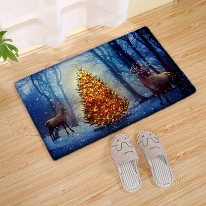 Christmas entrance mat