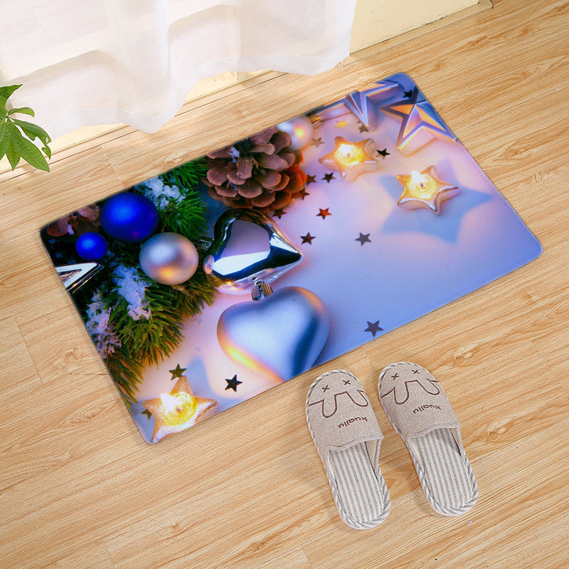 Christmas entrance mat
