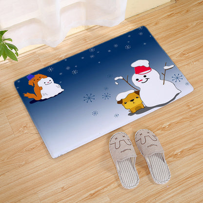 Christmas entrance mat