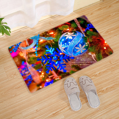 Christmas entrance mat