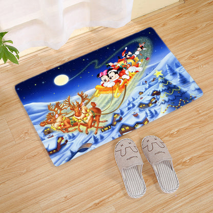 Christmas entrance mat