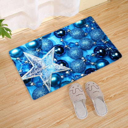 Christmas entrance mat