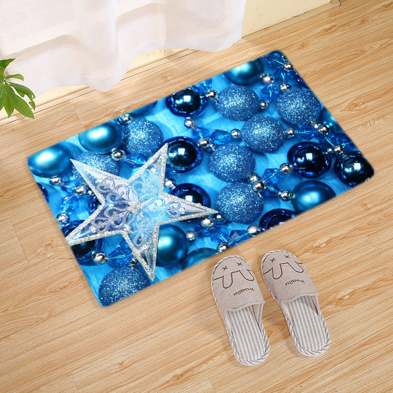 Christmas entrance mat