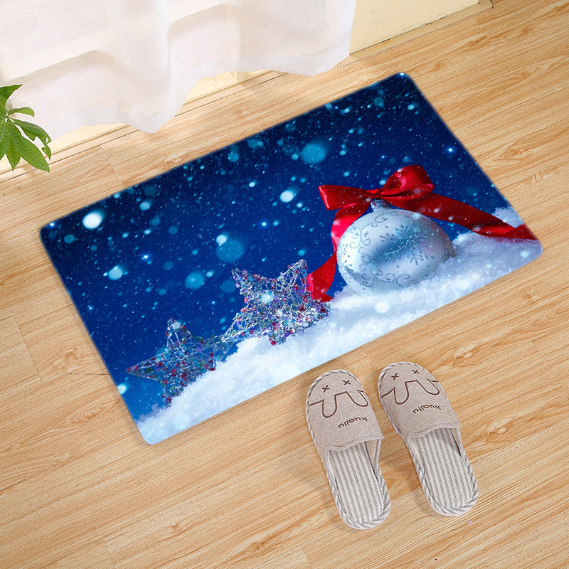 Christmas entrance mat