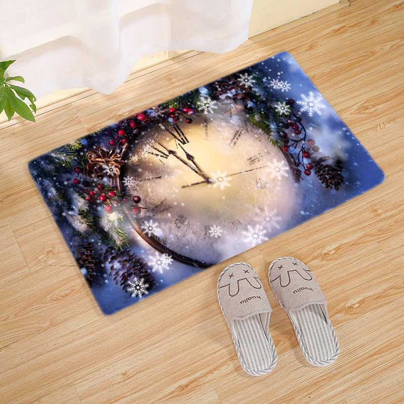 Christmas entrance mat