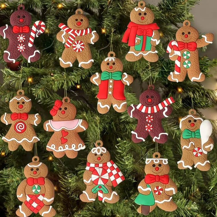 Christmas gingerbread man pendant